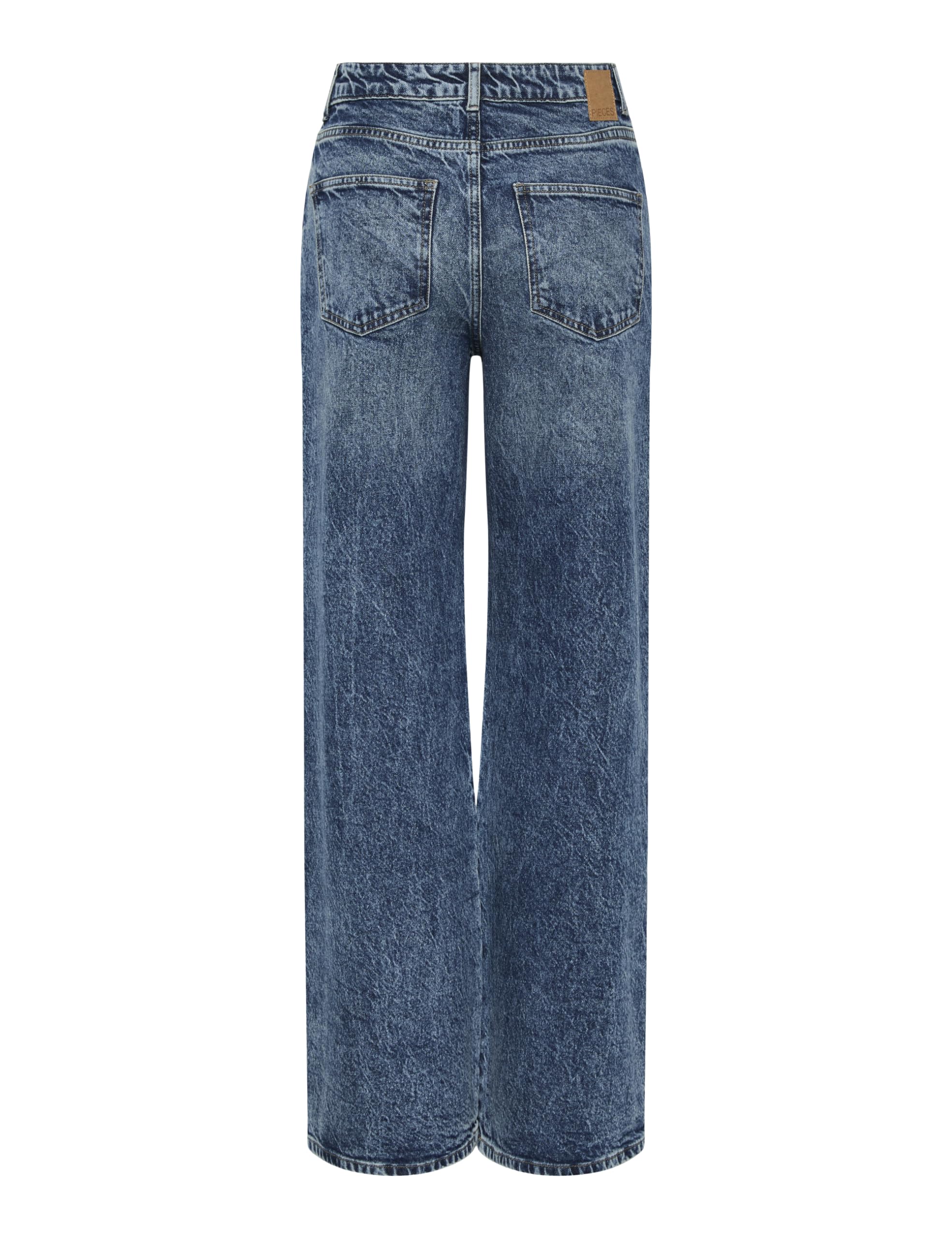 Pieces Pcselma HW Wide Jeans donna 27W/30L larghi