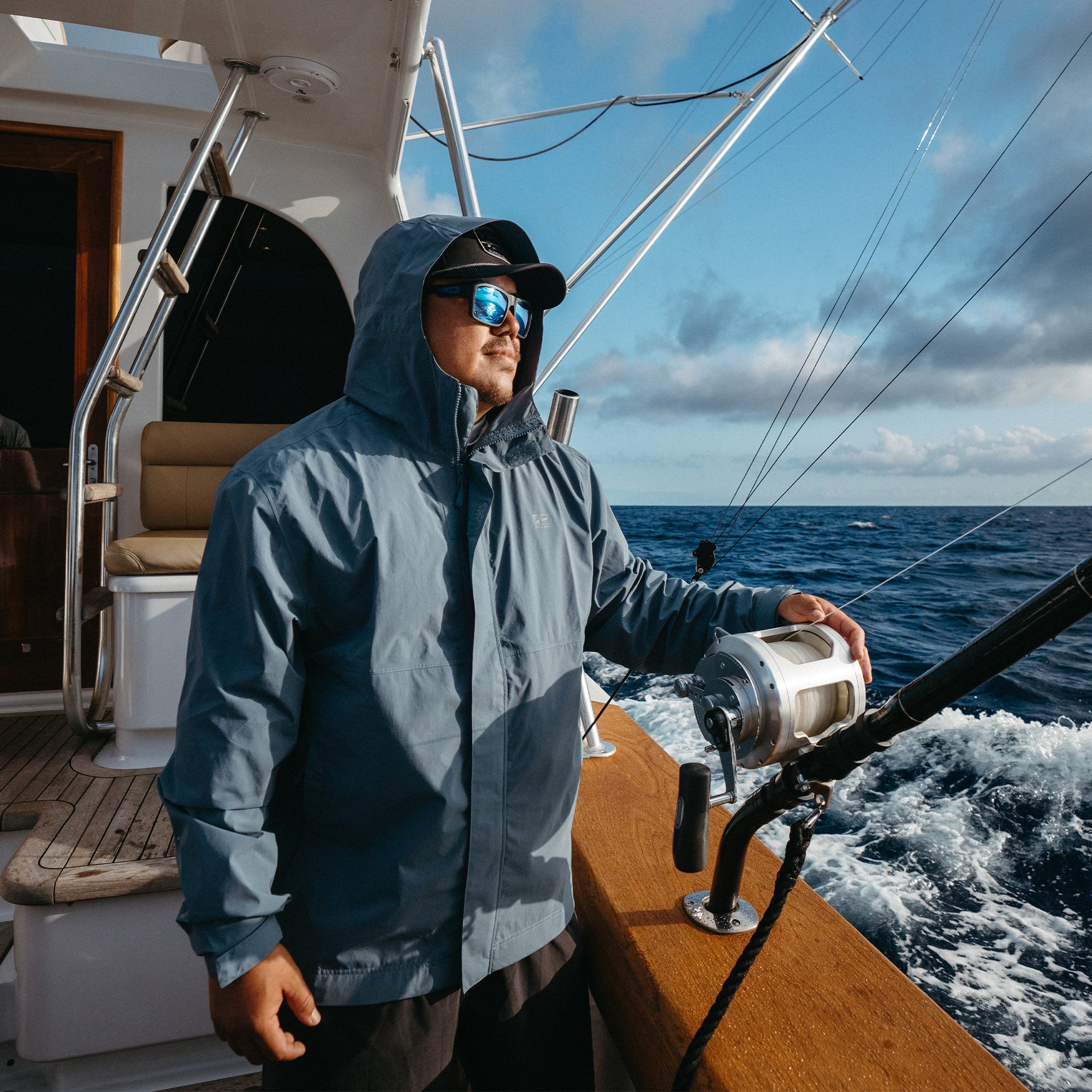 Pelagic Squall Jacket giacca petrol L impermeabile