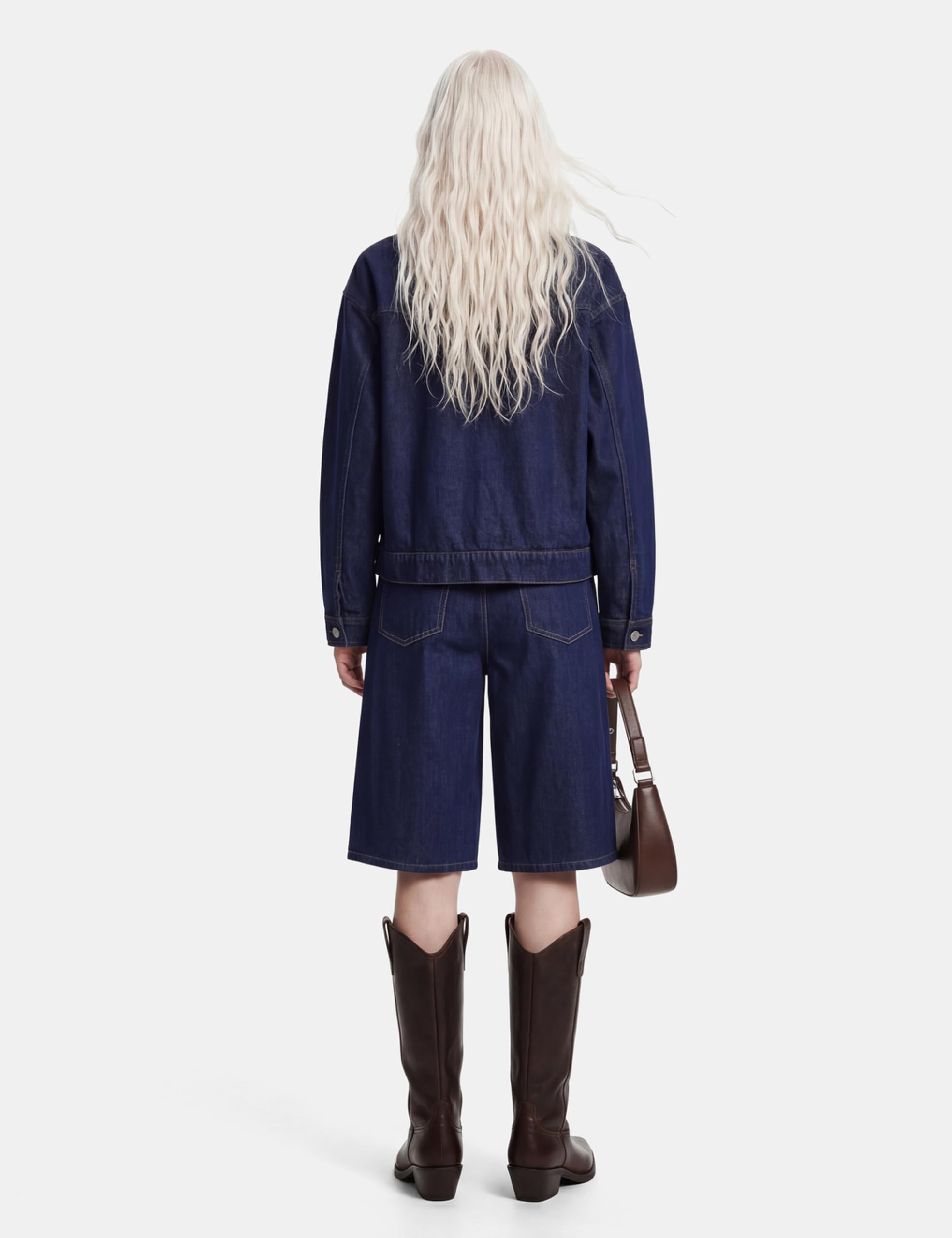 Pieces Pcelma giacca jeans donna M blu scuro