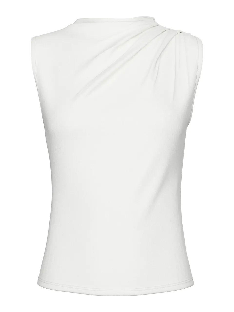 PIECES Pcmadison Draped top smanicato M cotone