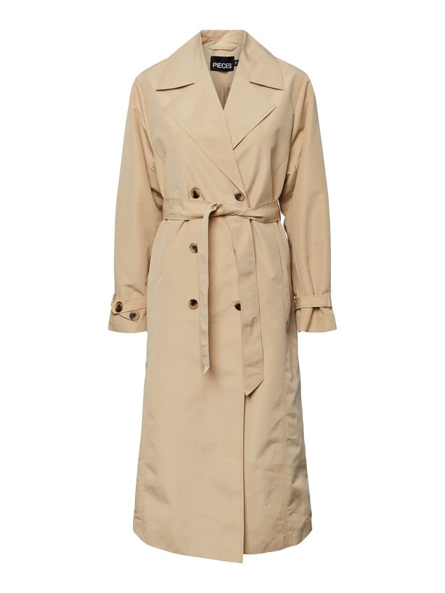 Pieces Pctaya Ls trench donna manica lunga