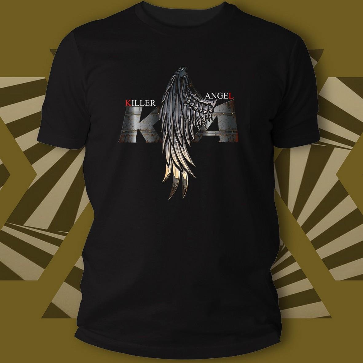 Matrix Music Store Killer Angel Logo T-shirt cotone organico