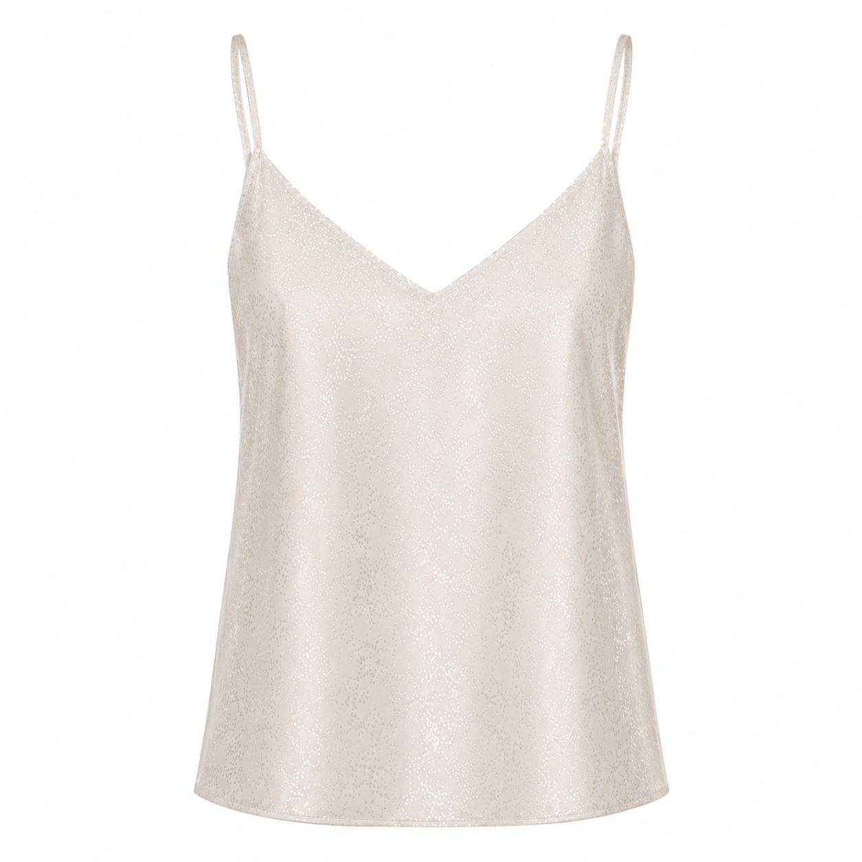 el.residu Uma Dot canotta off-white M seta