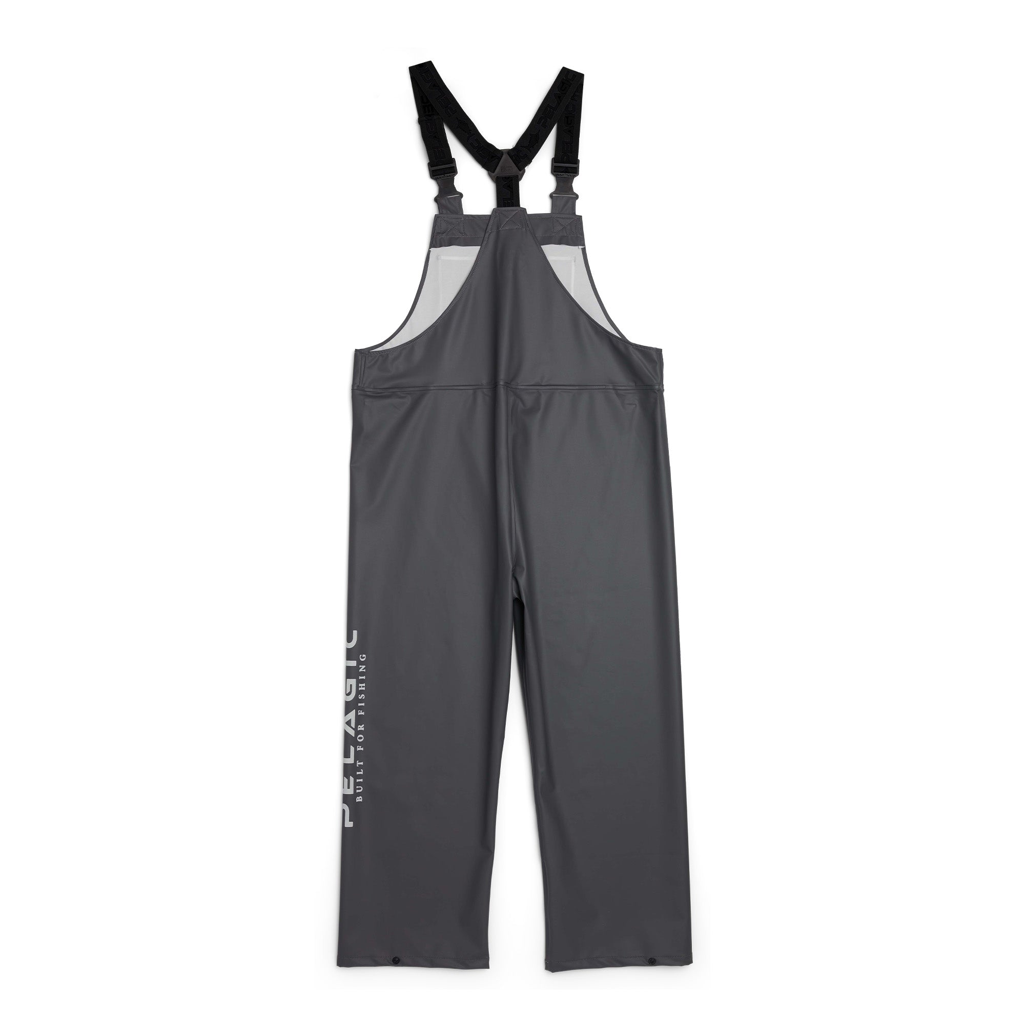 Pelagic Chubasco Bib salopette pesca Graphite impermeabile