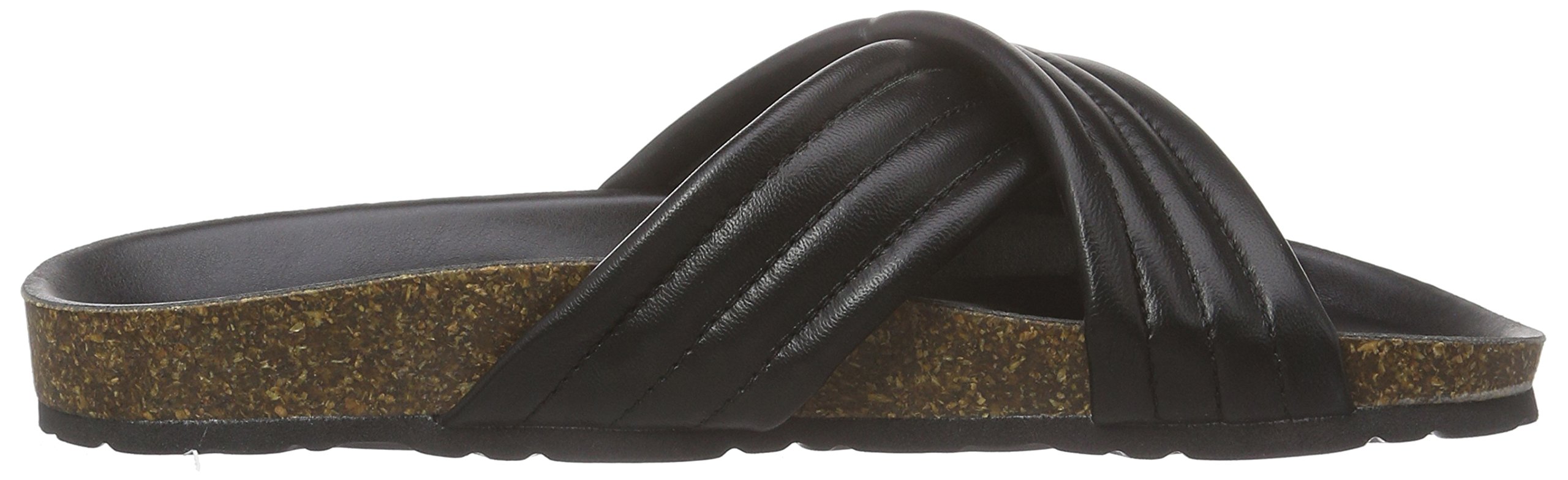 Pieces Pstahi ciabatte donna nero 41 pelle sughero
