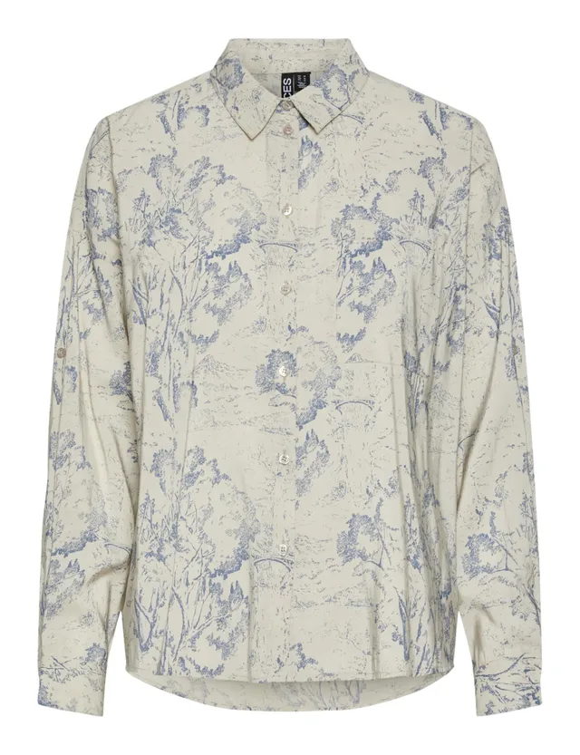 Pieces Pcnier LS camicetta donna maniche lunghe taglia L