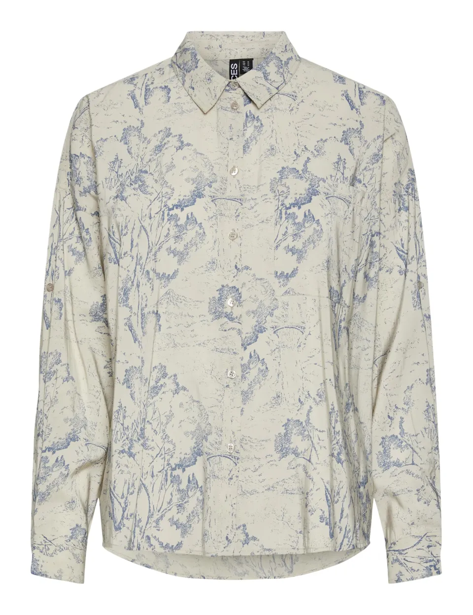 Pieces Pcnier LS camicetta donna maniche lunghe taglia L