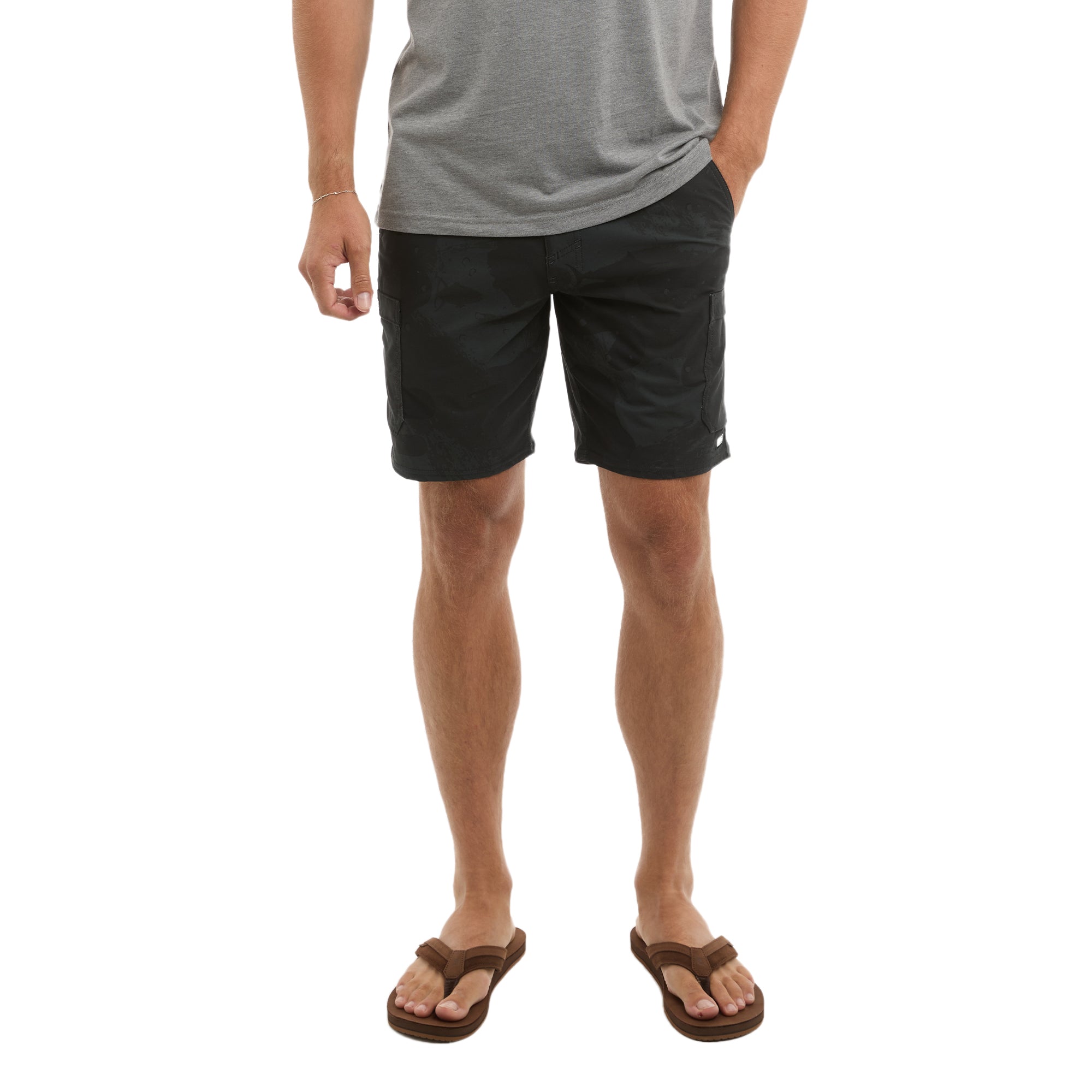 Pelagic Madeira Cargo bermuda uomo nero nylon stretch cargo