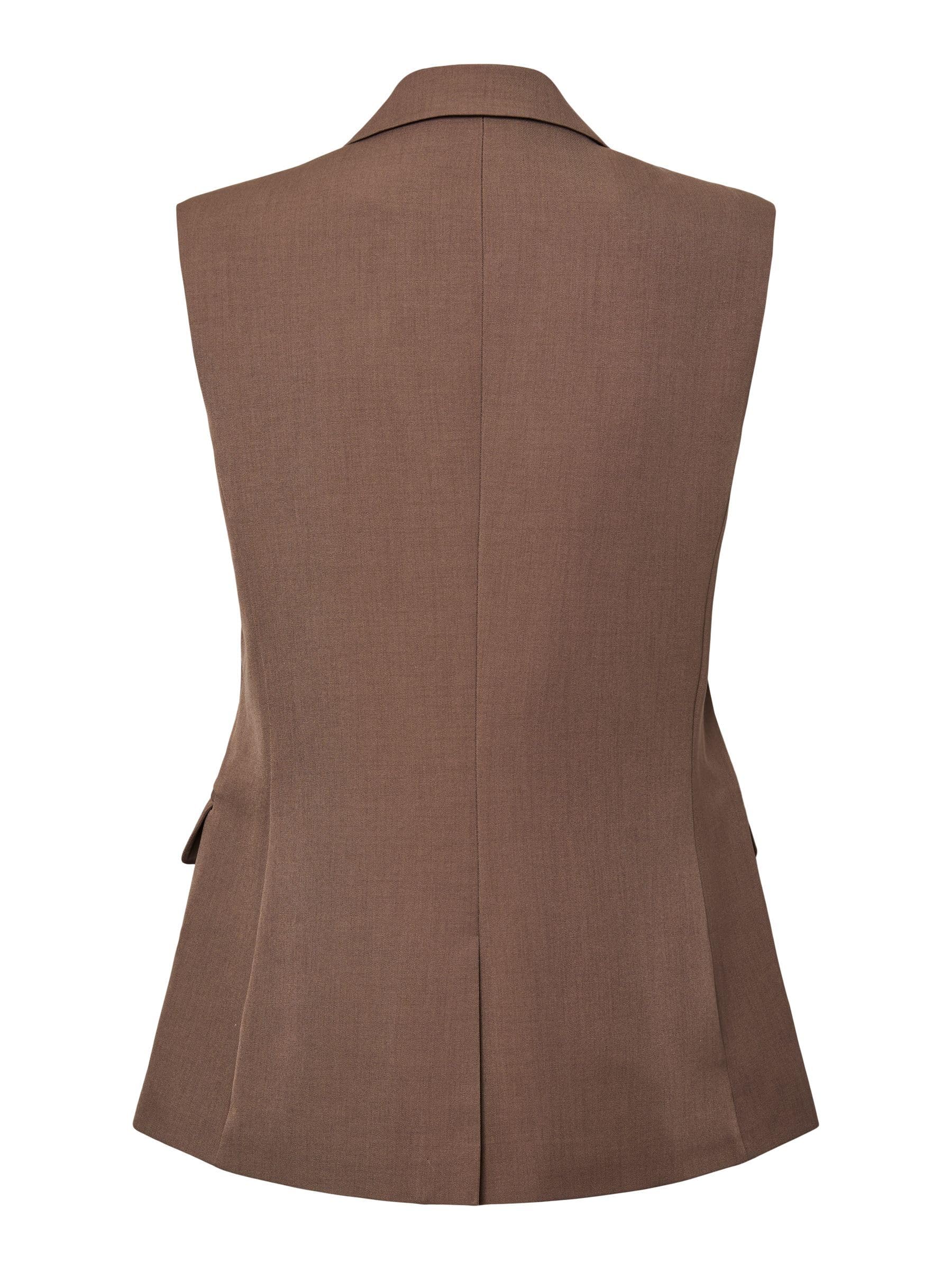 Pieces Pcblossom SL gilet blazer donna senza maniche