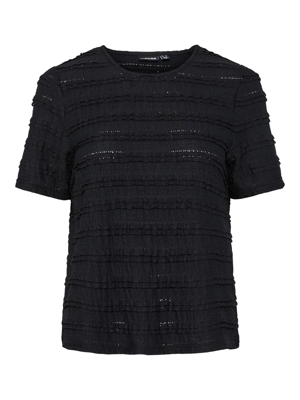 Pieces Pcanine SS O-Neck t-shirt donna manica corta quotidiana