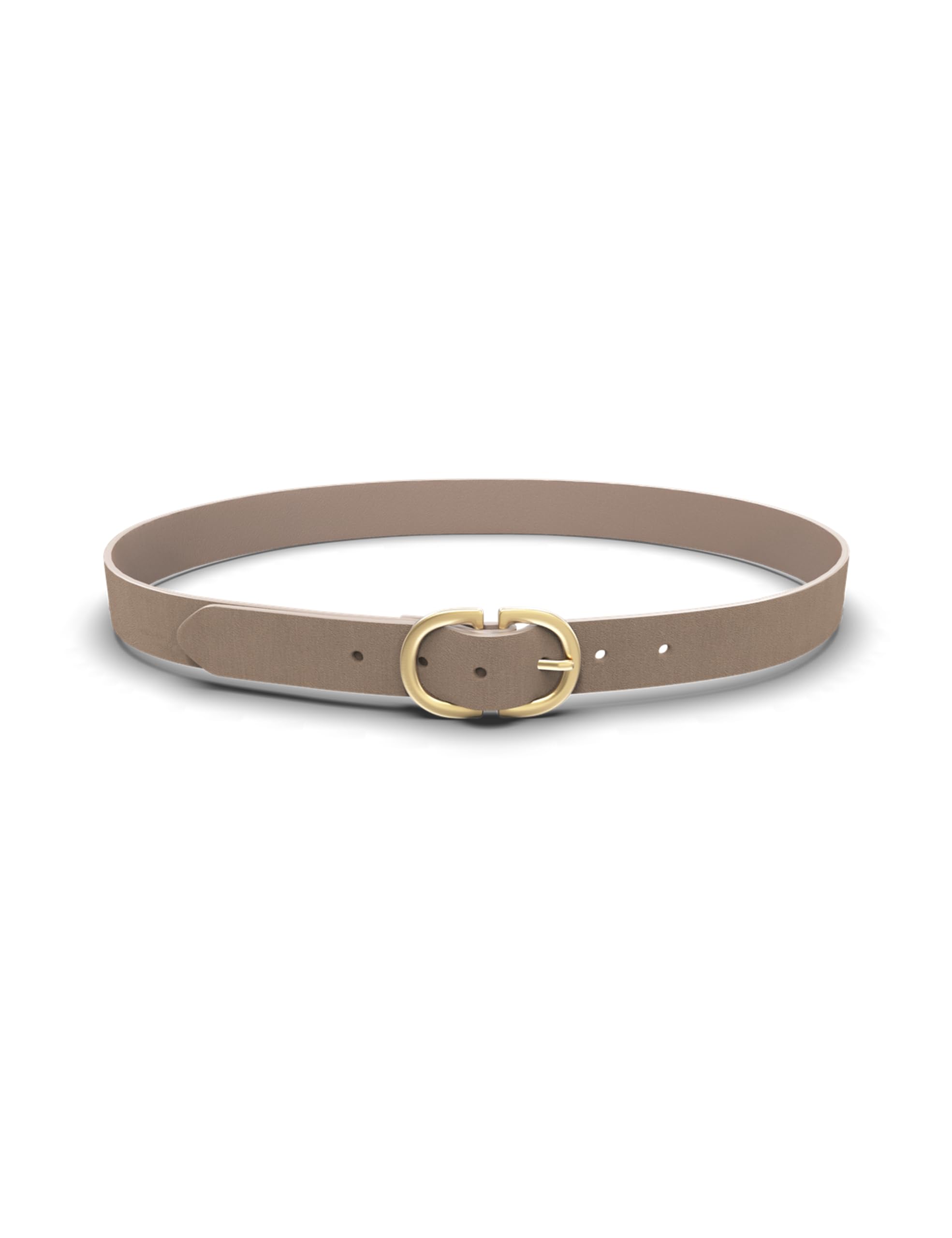 Pieces Pcjuva Suede cintura nera 80 fibbia oro
