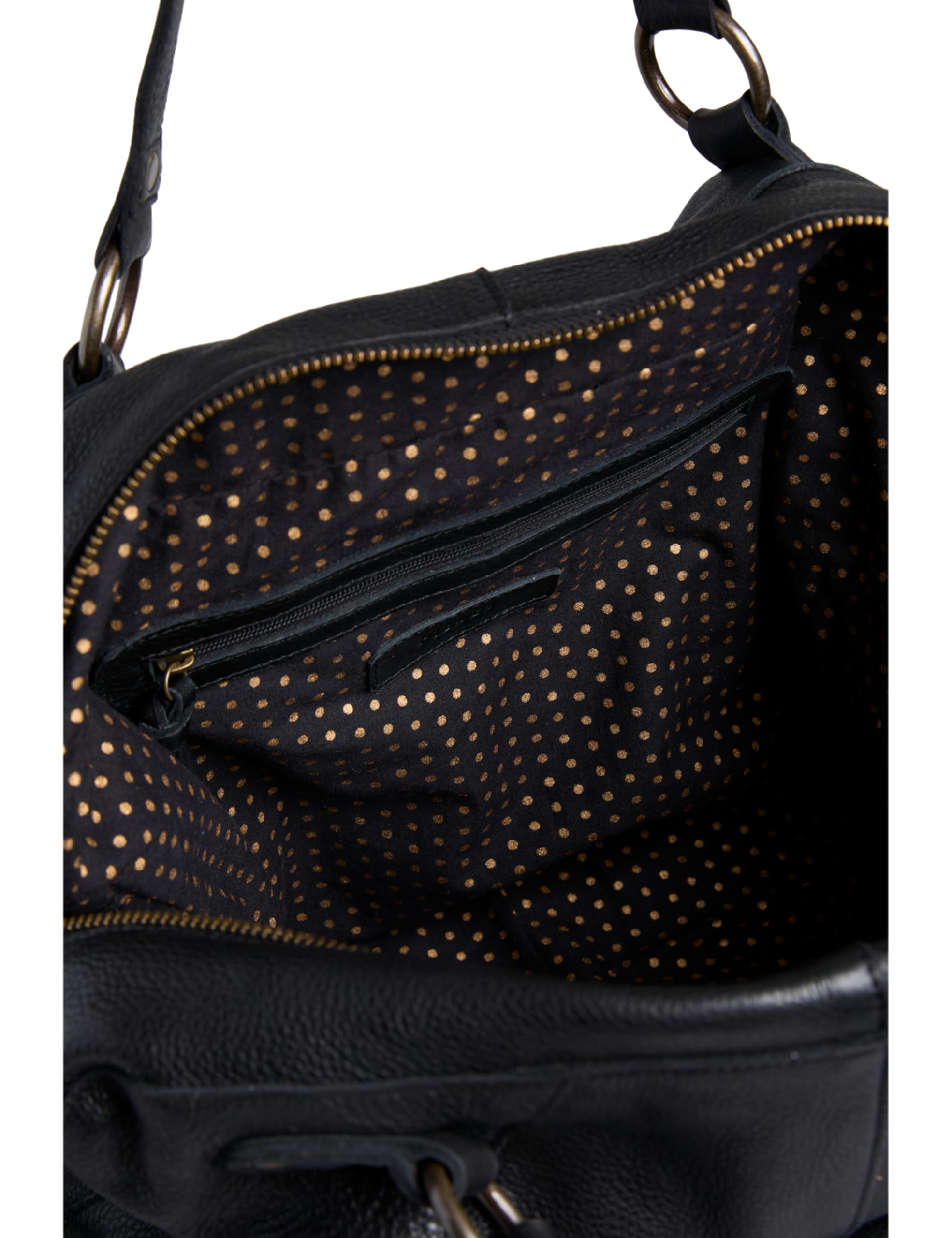 Pieces Pcfatima Leather Bag borsa nera pelle