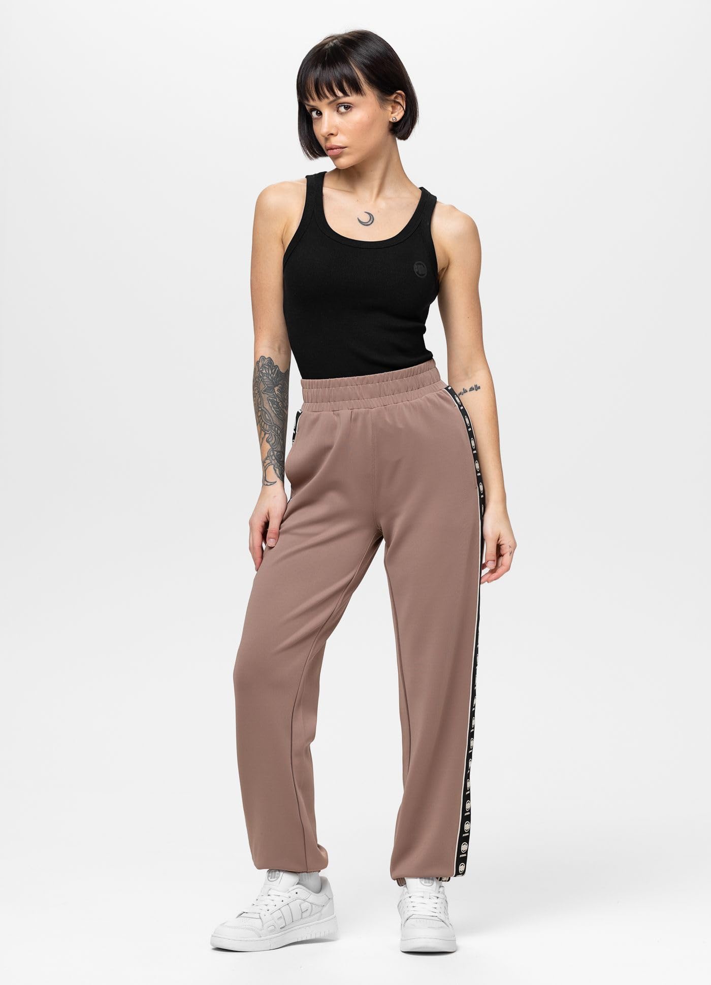 Pitbull Verona Pantaloni Tuta Donna in Poliestere Elasticizzato