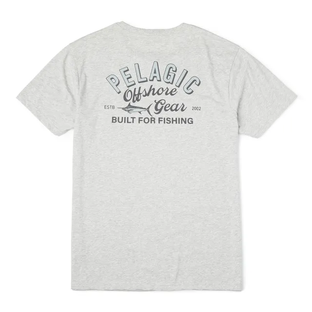 Pelagic Gear Up t-shirt uomo grigio chiaro elasticizzata