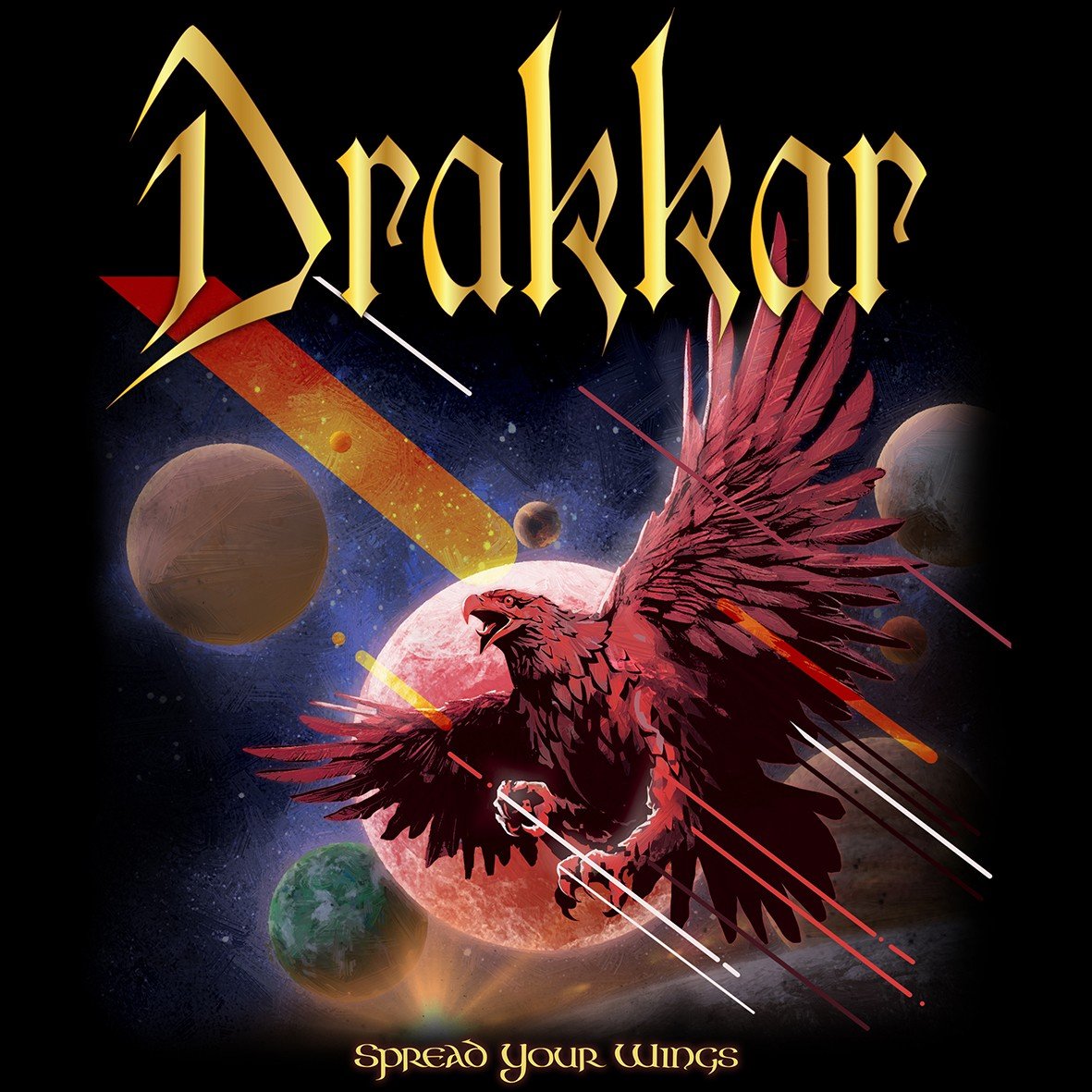 Drakkar Spread Your Wings t-shirt cotone organico