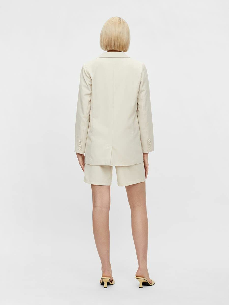 Pieces Pclimoane LS Blazer donna leggero monopetto