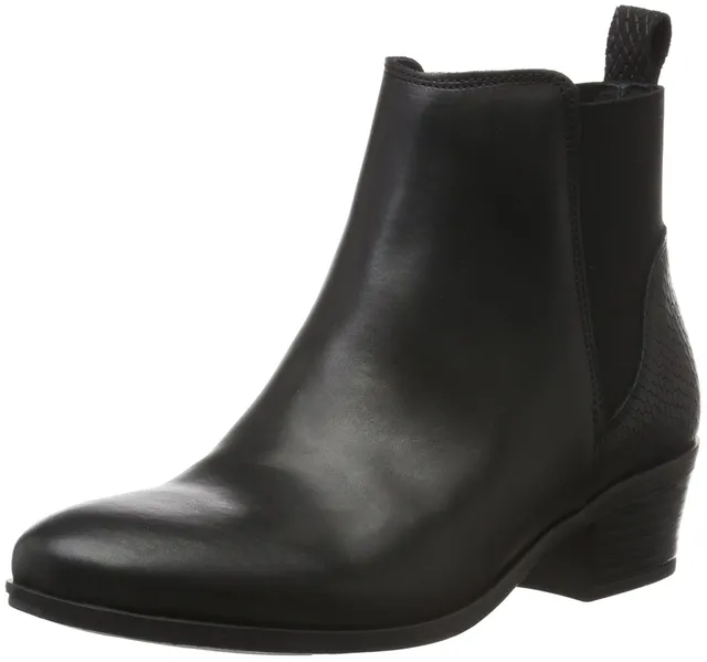 Pieces Psbecca Leather New Boot Black stivali 40 EU