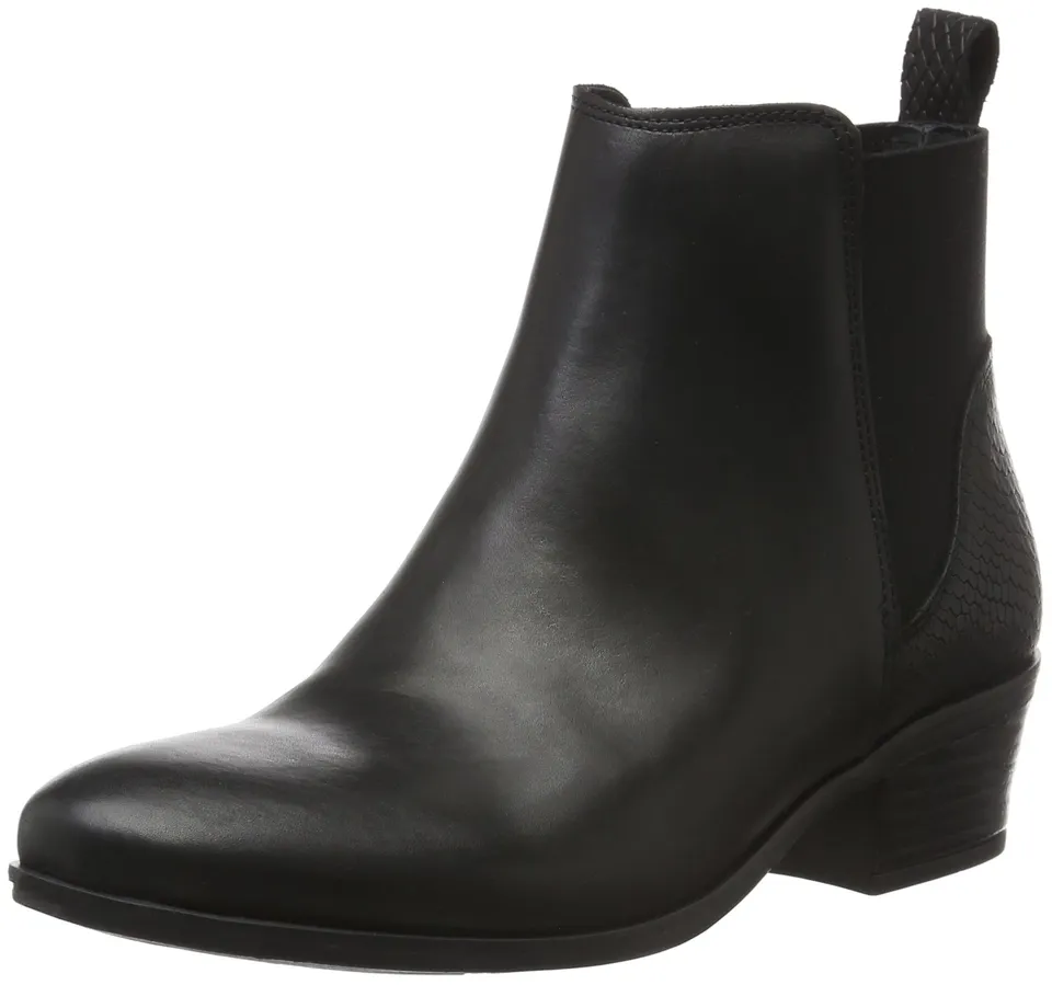 Pieces Psbecca Leather New Boot Black stivali 40 EU