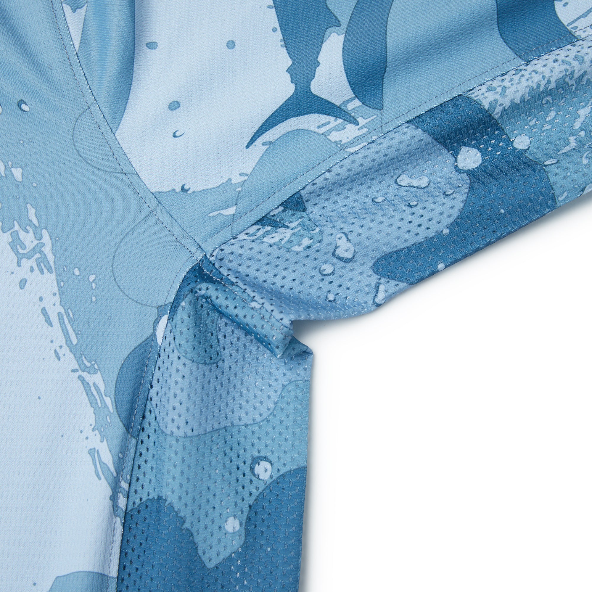 PELAGIC Exo-Tech felpa con cappuccio ardesia UPF 50+