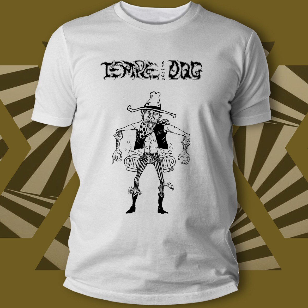 Matrix Music Store Tribe Tee Temple Of The Dog Tex Birrer t-shirt cotone