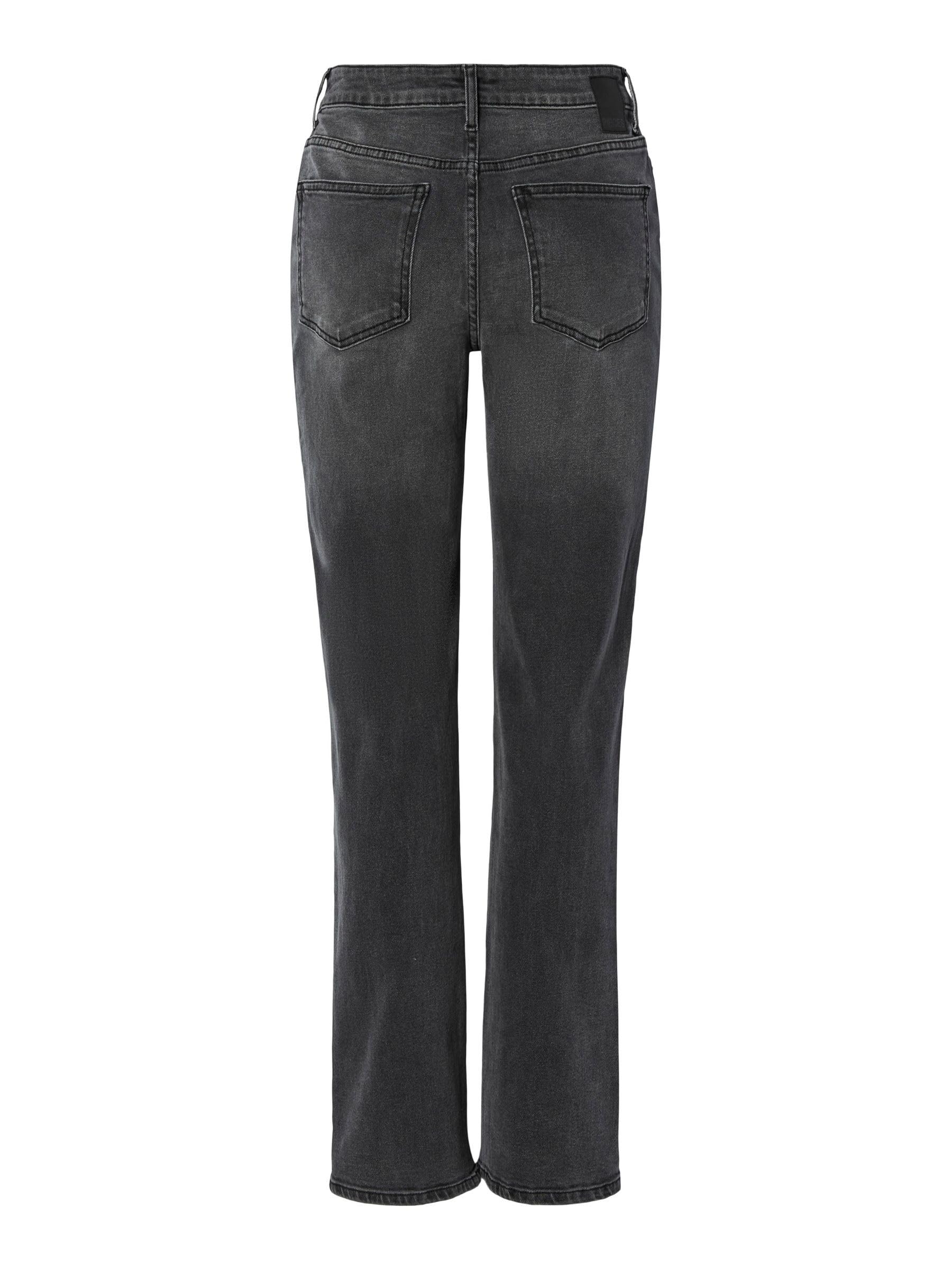 Pieces Pckelly MW Straight Jeans New Dg jeans donna 27W/30L dritti