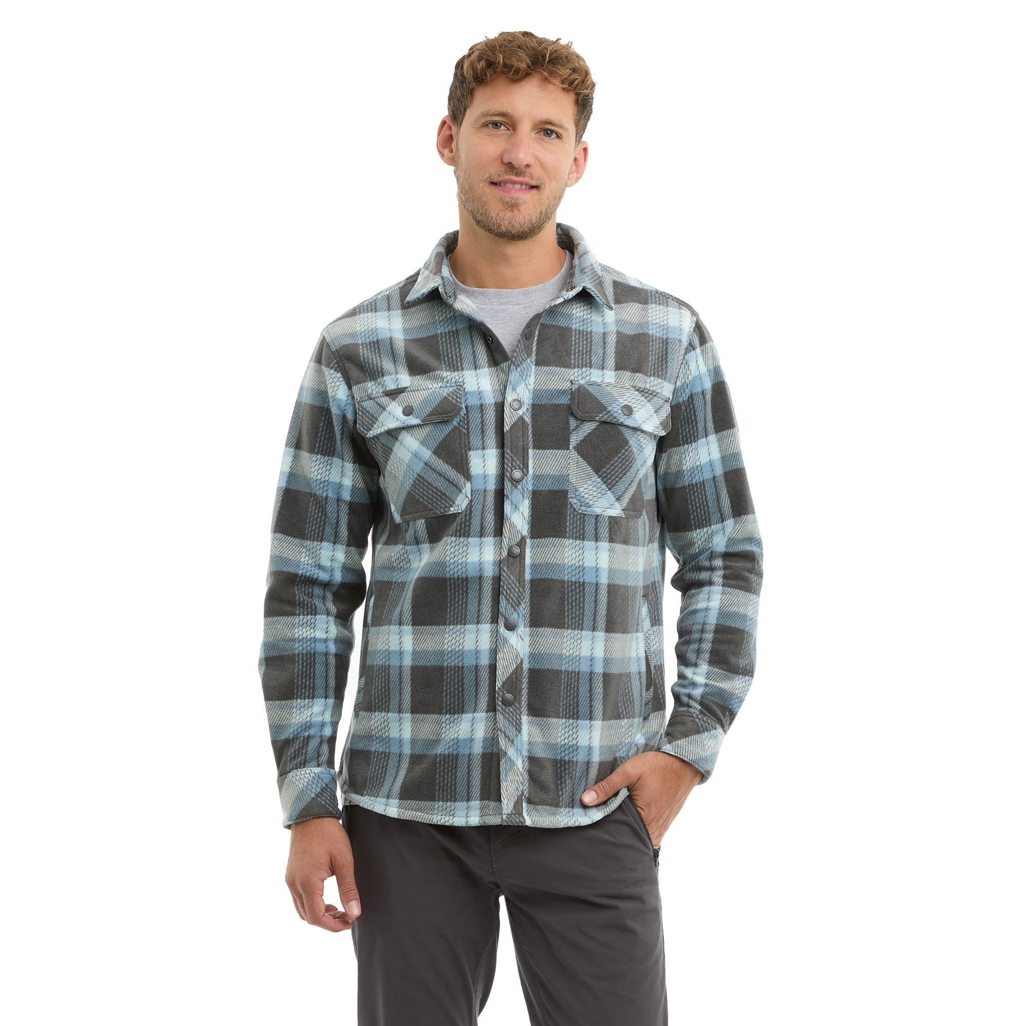 Pelagic Keeper Camicia Pile Uomo Graphite in poliestere
