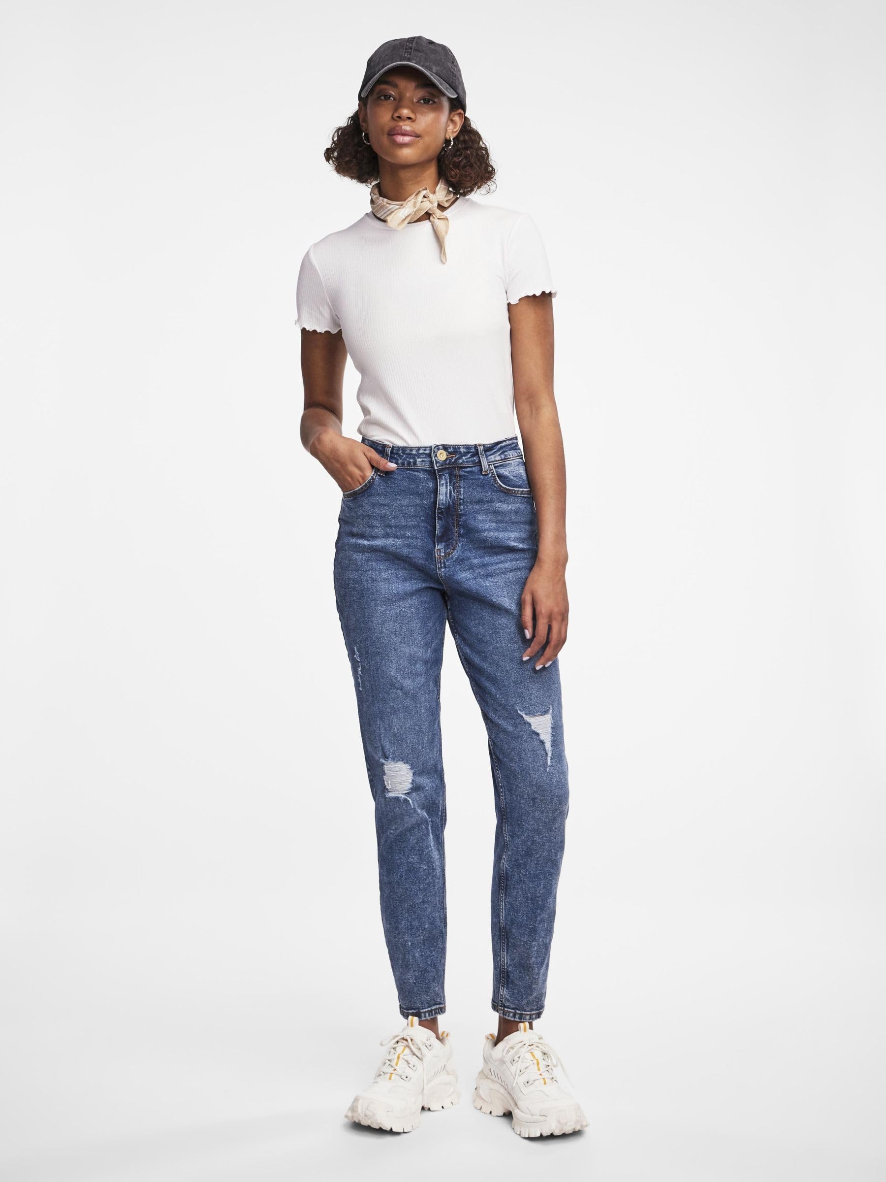 Pieces & Peace Mom pantaloni donna chiari taglia XS