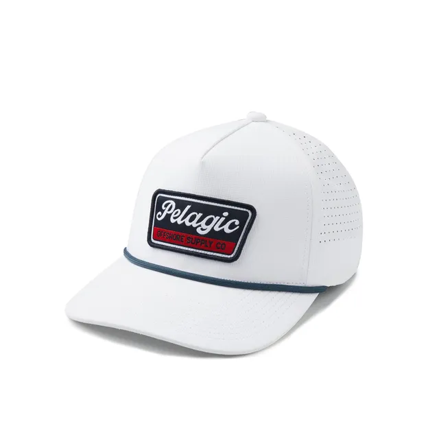 Pelagic Upswell Dockline cappellino bianco taglia unica traspirante