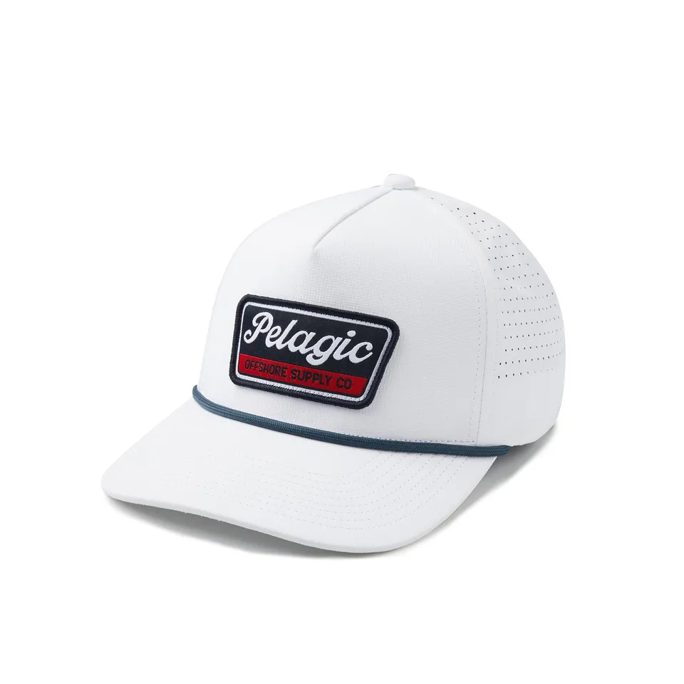 Pelagic Upswell Dockline cappellino bianco taglia unica traspirante