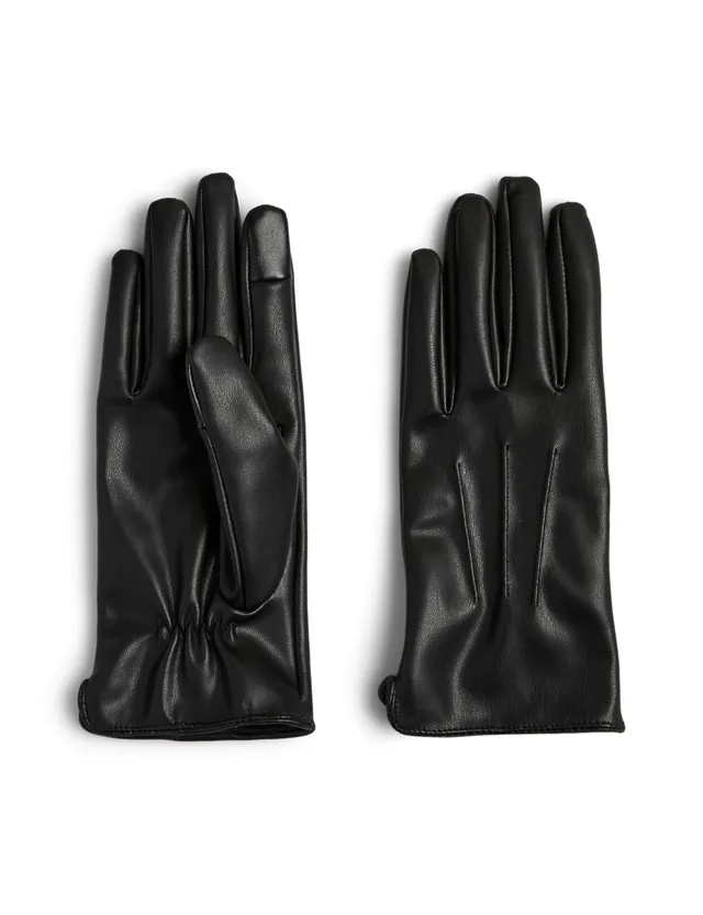 Pieces Pccellie Smart Gloves guanti pelle taglia M