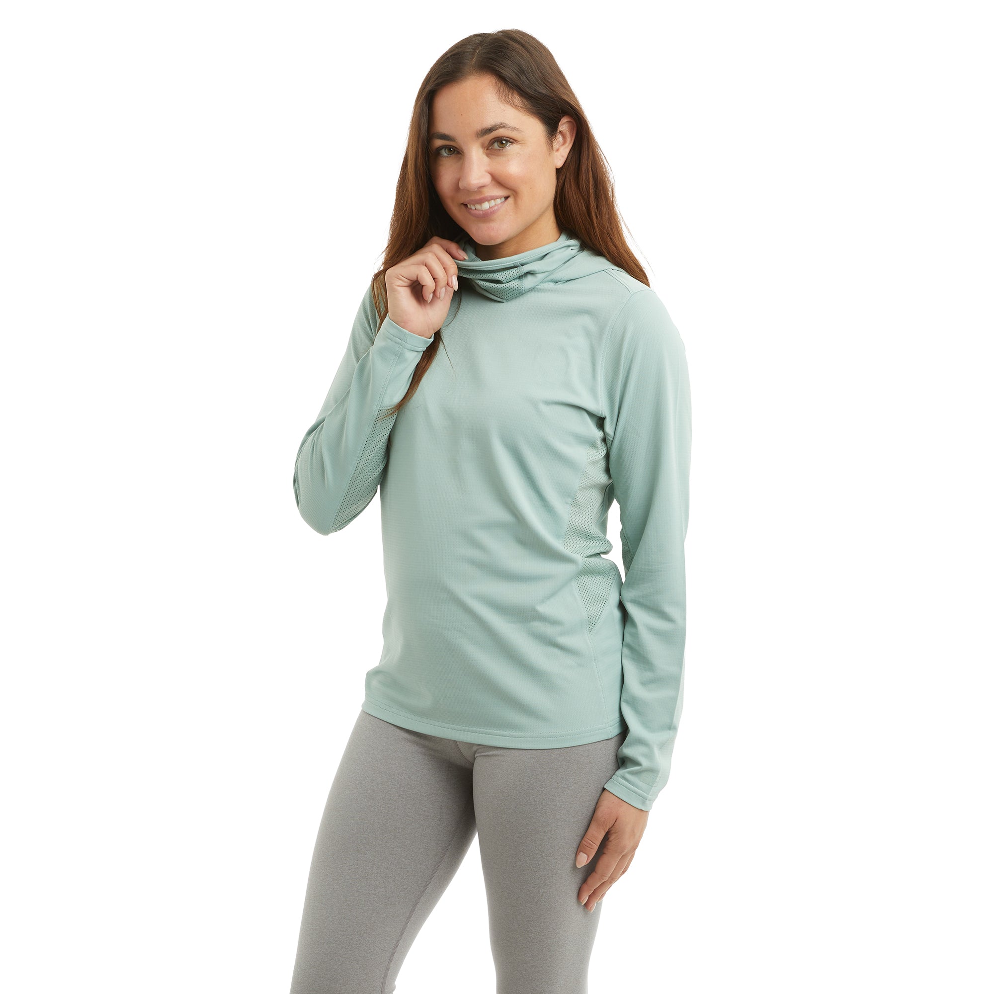 Pelagic Exo-Tech maglia donna manica lunga salvia UPF 50+