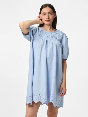 Pieces Pcsalmina 2/4 vestito donna M blu cachemire