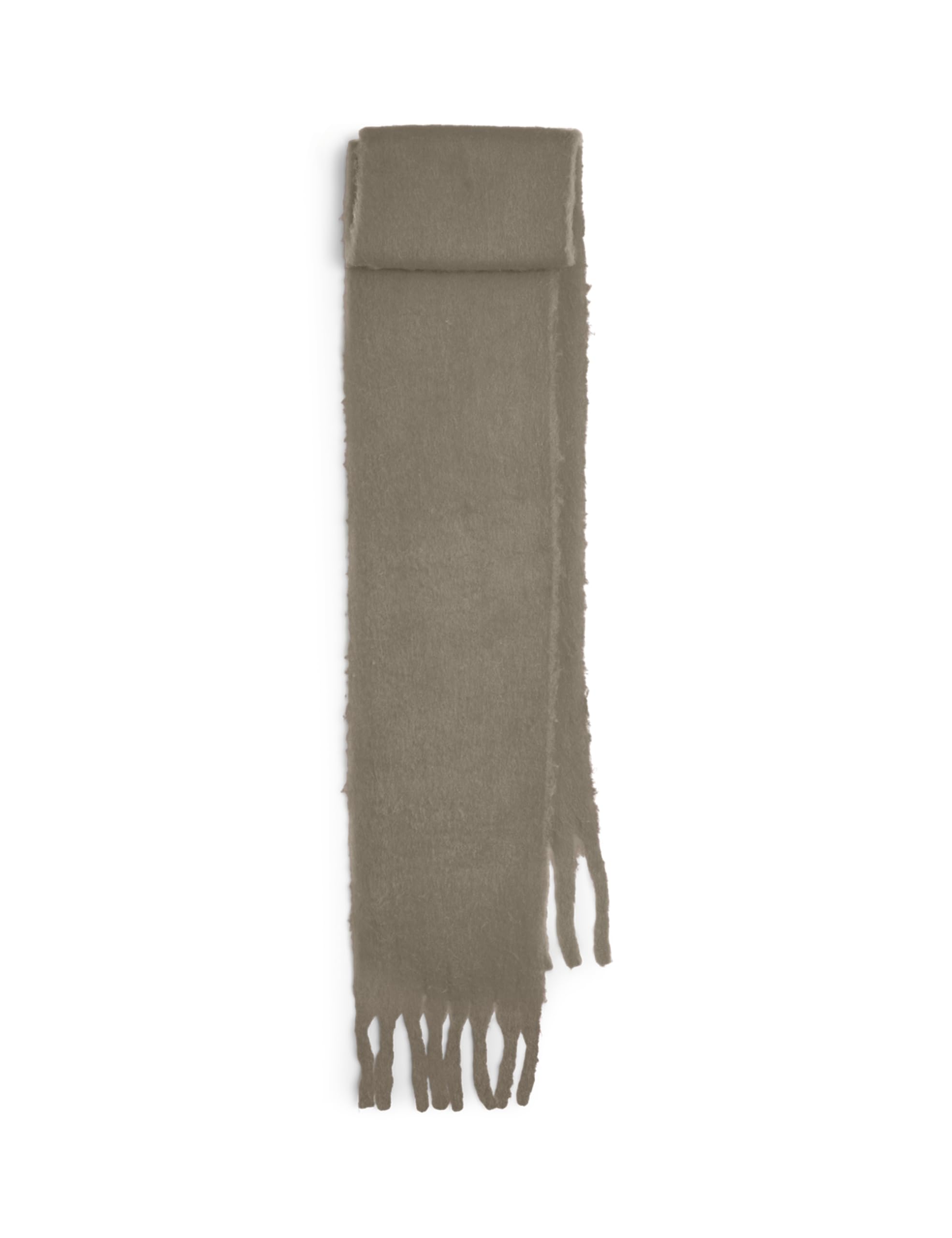 Pieces Pclulu Solid Long Scarf sciarpa greige taglia unica tinta unita