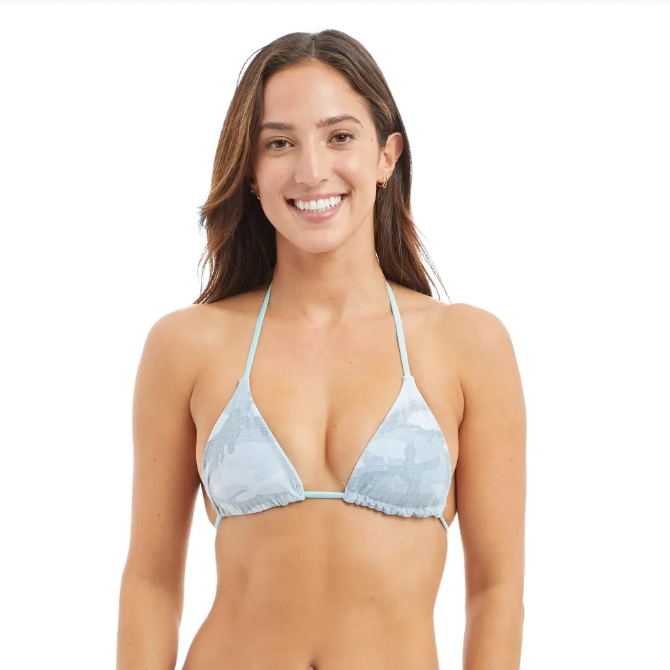 Pelagic Key West top bikini donna fish camo reversibile