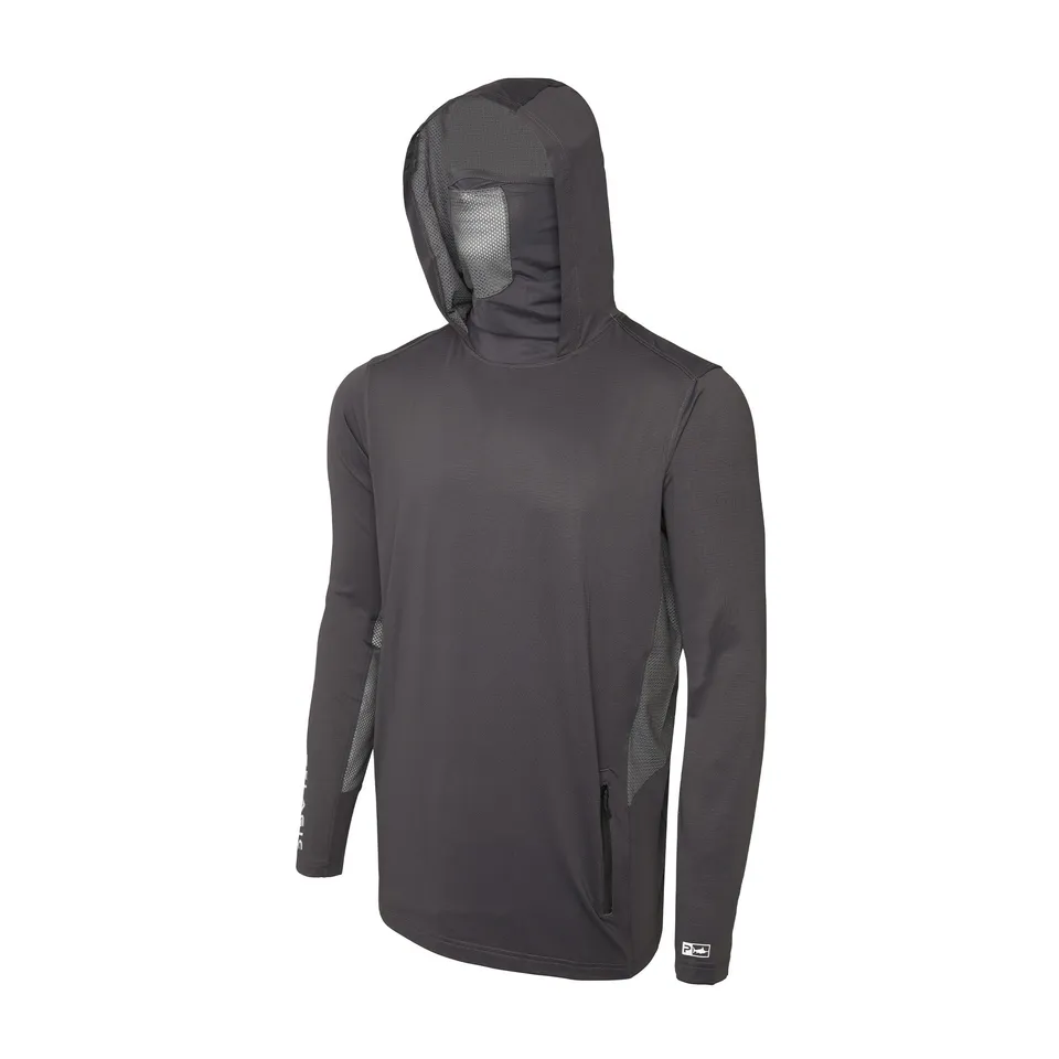 Pelagic Exo-Tech felpa uomo graphite UPF 50+