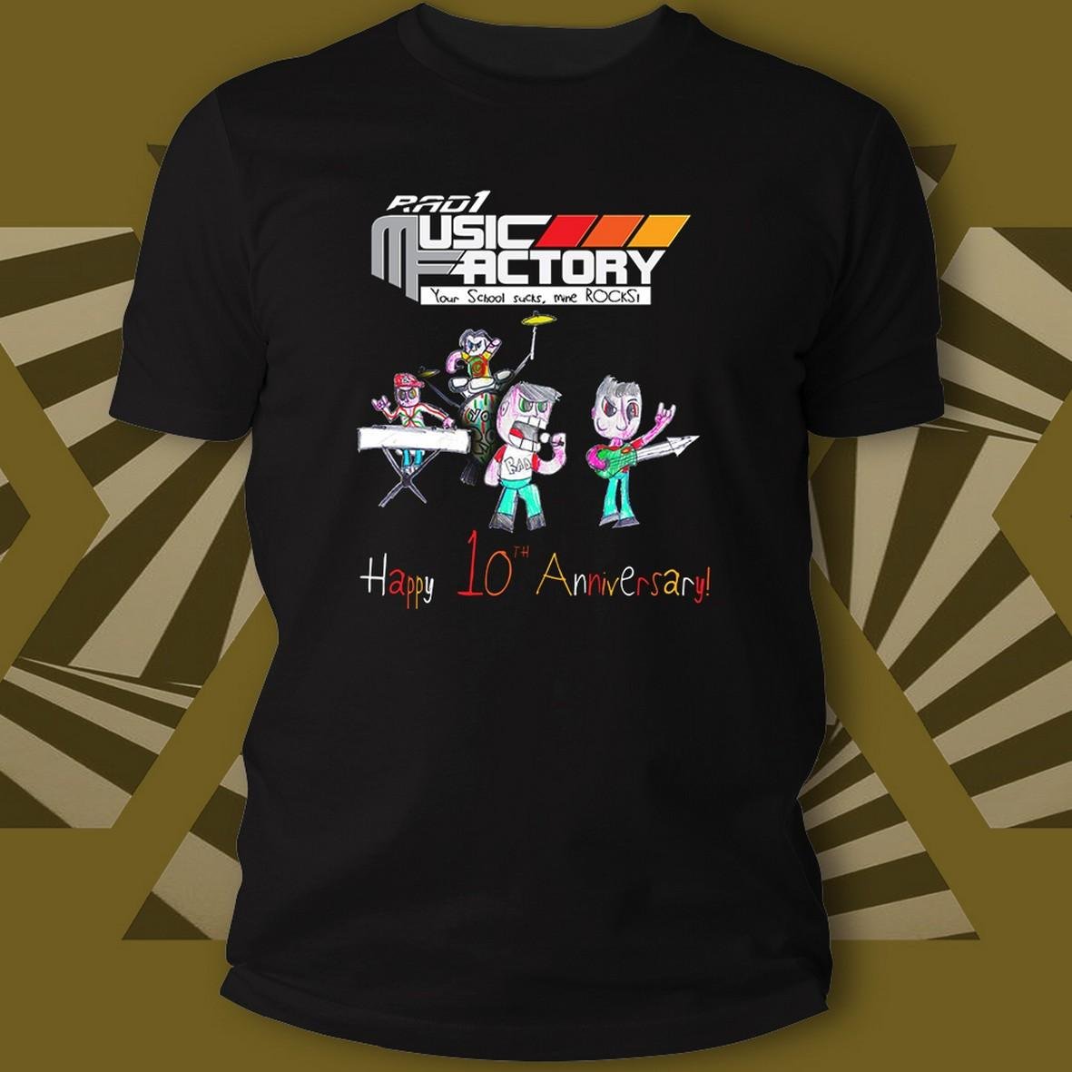 Matrix Music Store Music Factory 10th Anniversary t-shirt cotone organico