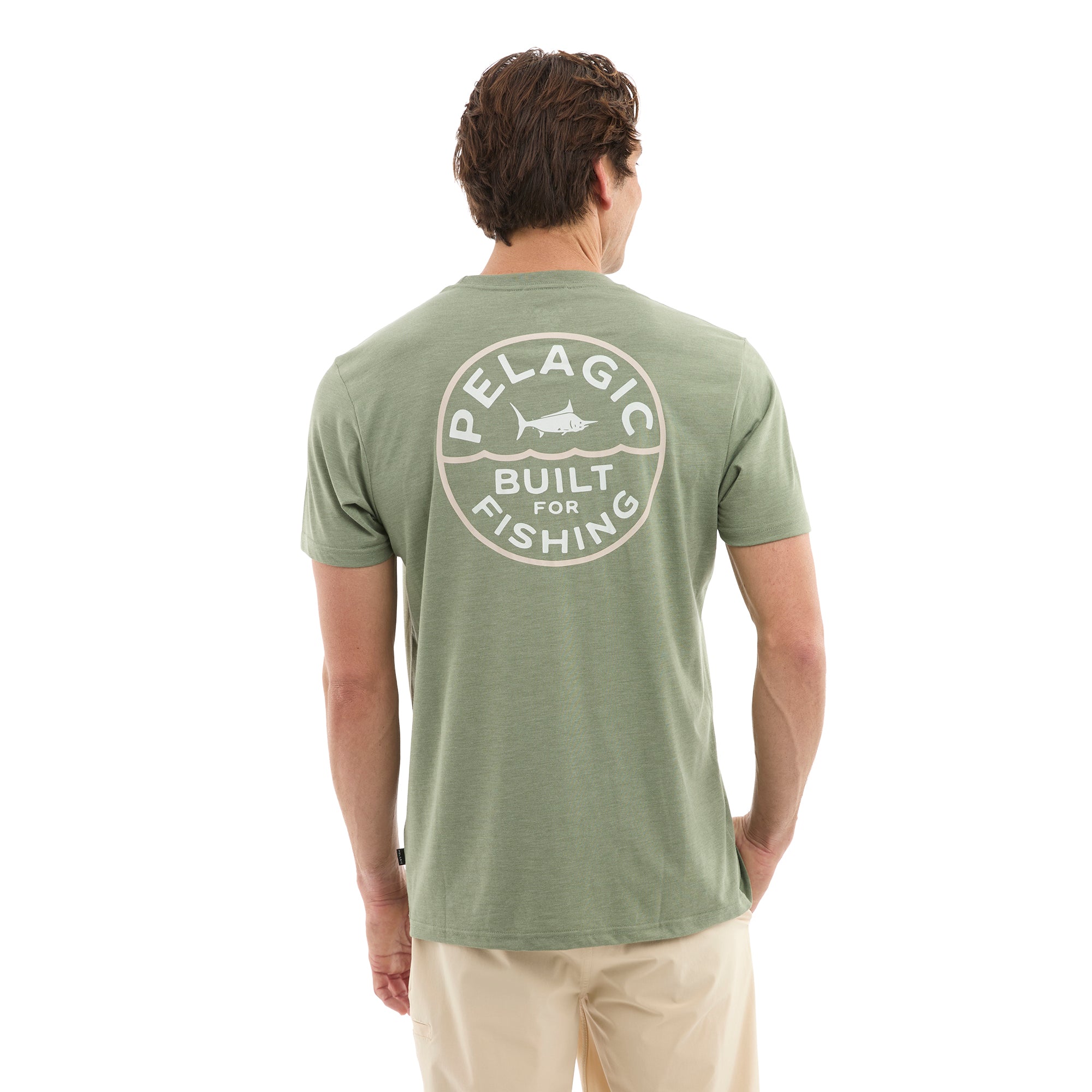 Pelagic Built maglietta uomo mangrove trib lend elastica