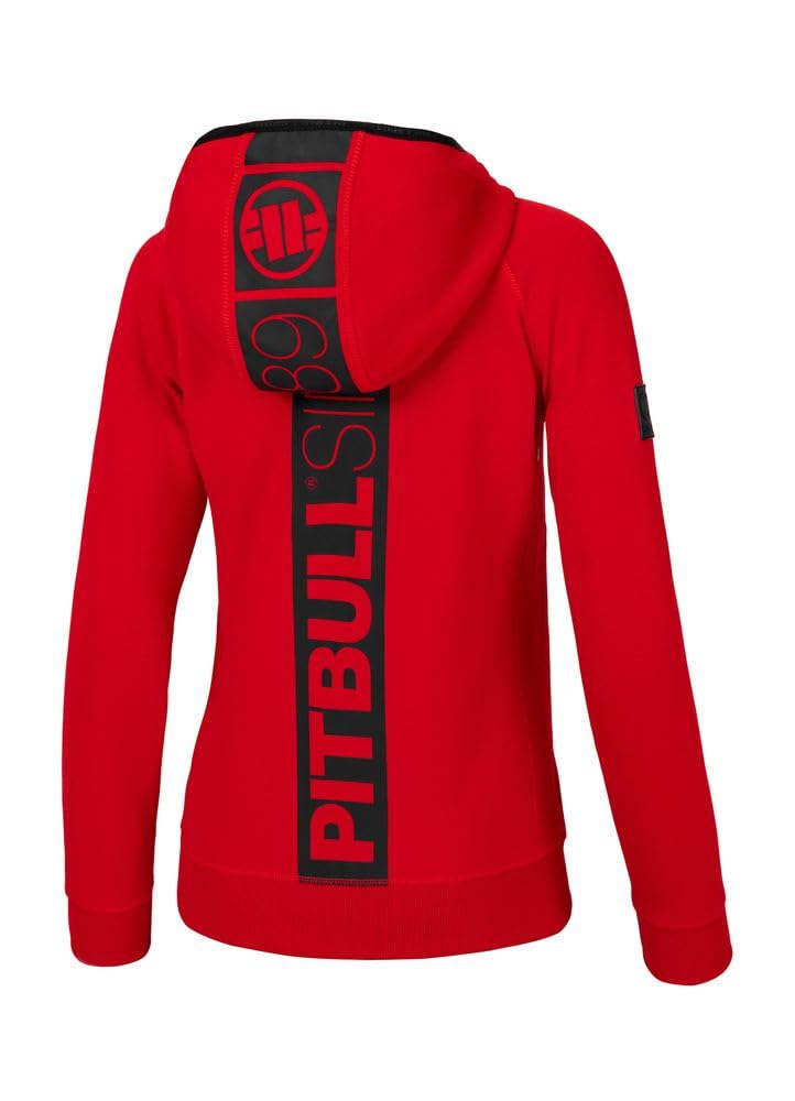 Pitbull West Coast felpa donna zip fucsia M comoda