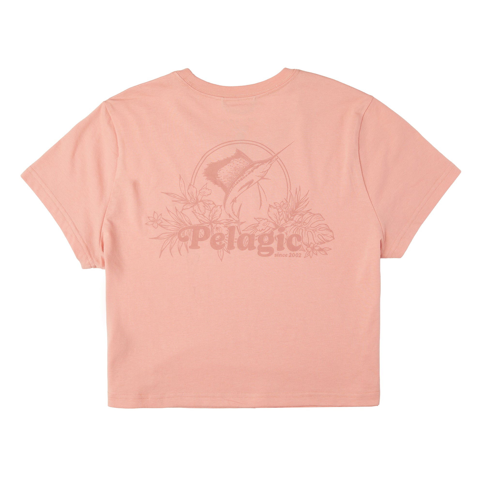 Pelagic Tropic Sea maglietta donna corallo cotone