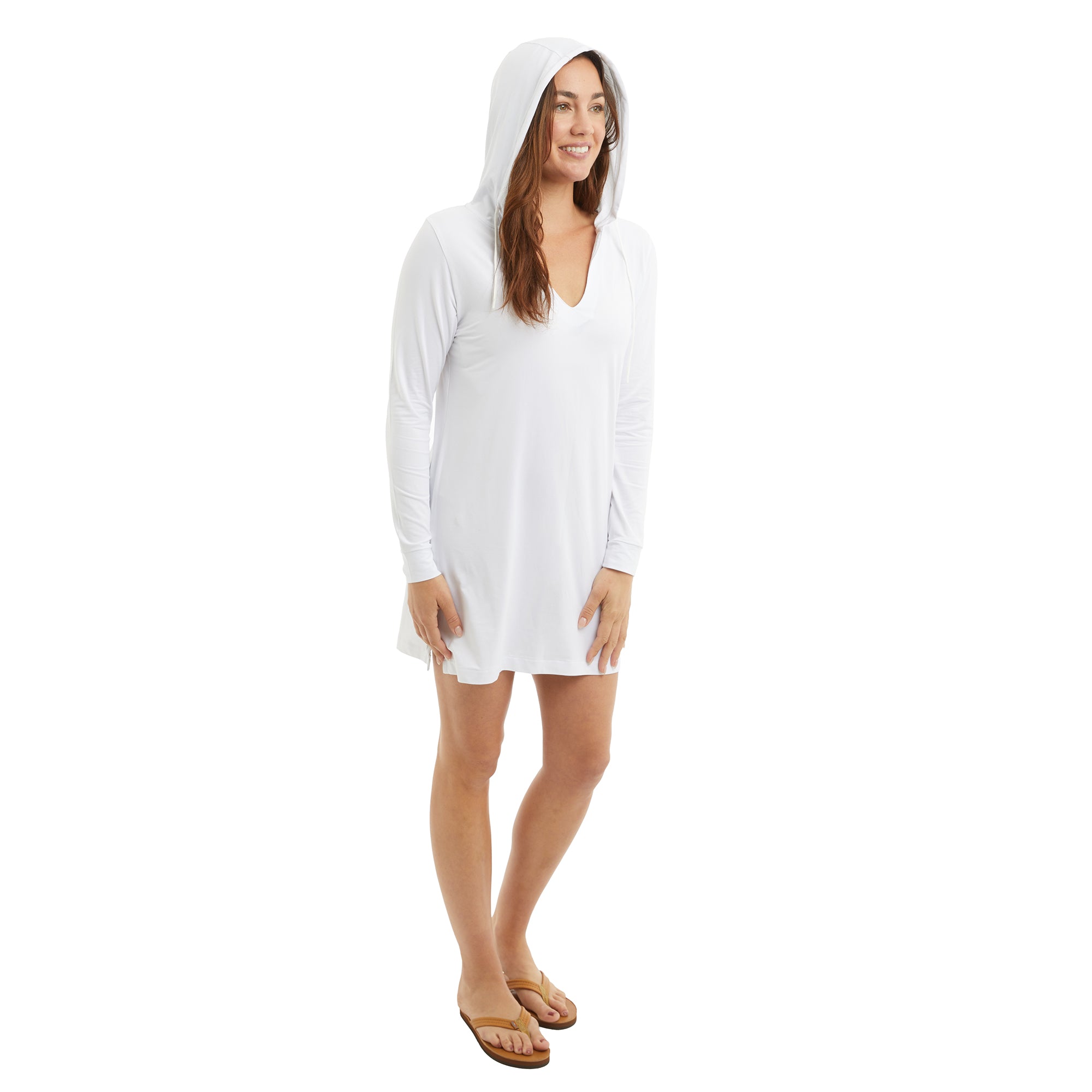 Pelagic Freespool Cover Up copricostume donna bianco UPF 50+