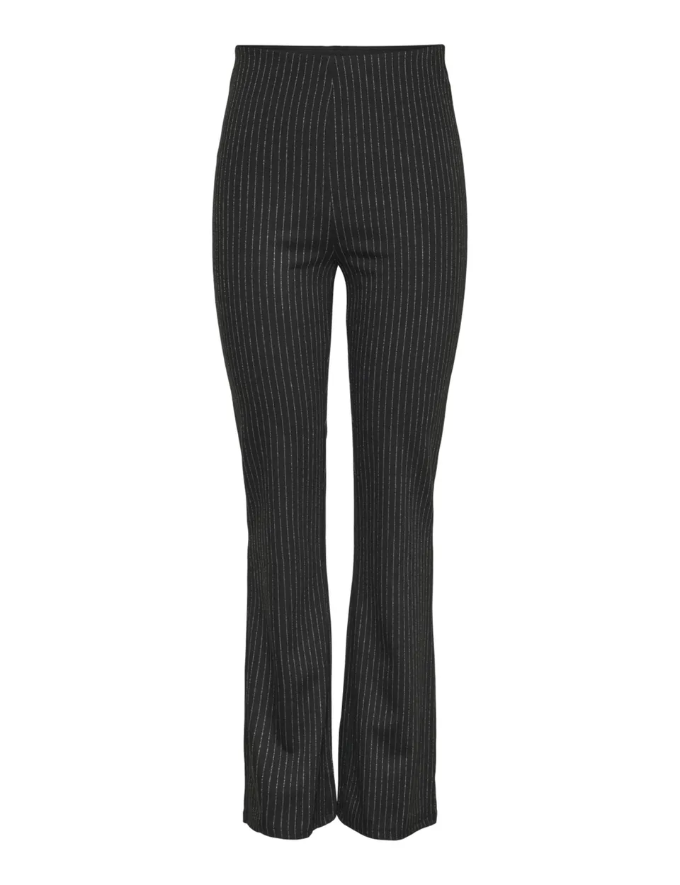 Pieces Pcniannah HW pantaloni svasati donna S neri vita alta