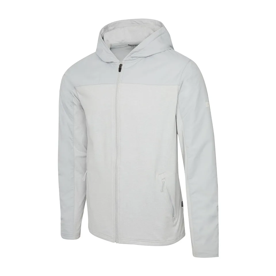Pelagic Daybreak felpa zip grigio chiaro stretch