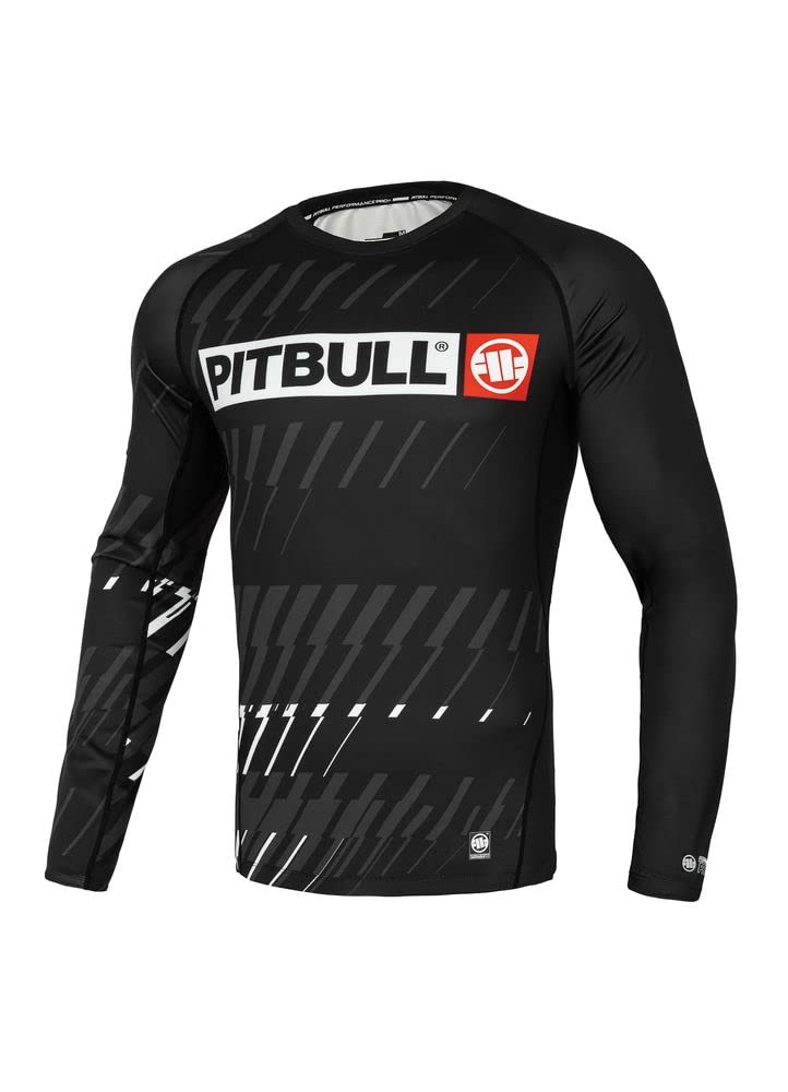 Pit Bull West Coast Street Dog rashguard maniche lunghe aderente