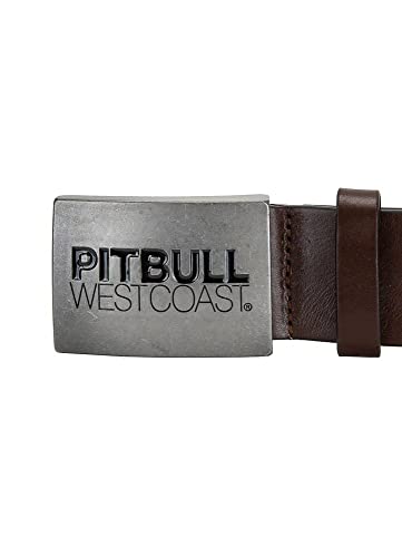 Pitbull TNT cintura uomo pelle fibbia metallo vintage
