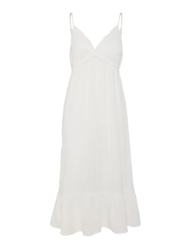 PIECES Pclatina Strap Dress vestito XS con spalline