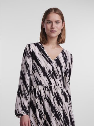 Pieces Pcjona LS O-Neck Dress BC vestito L girocollo