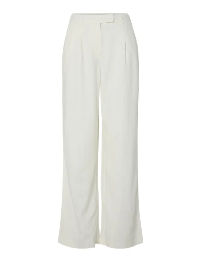 Pieces Pcawace HW pantaloni lino donna XS nuvola