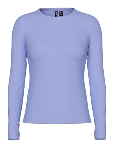 Pieces Pcruka top donna jersey maniche lunghe L lavanda