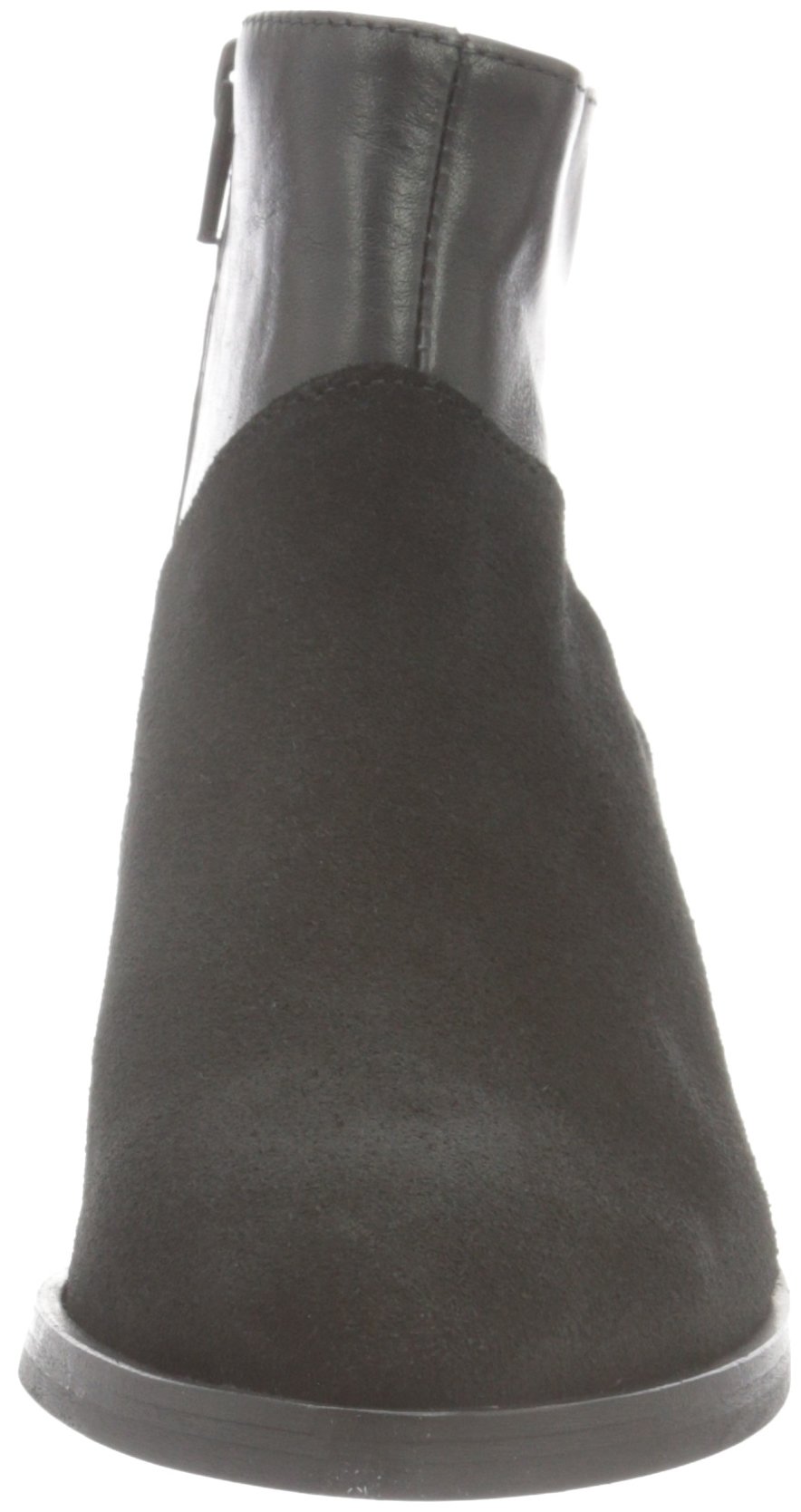 Pieces Psdabai stivaletti in pelle neri tacco 5 cm