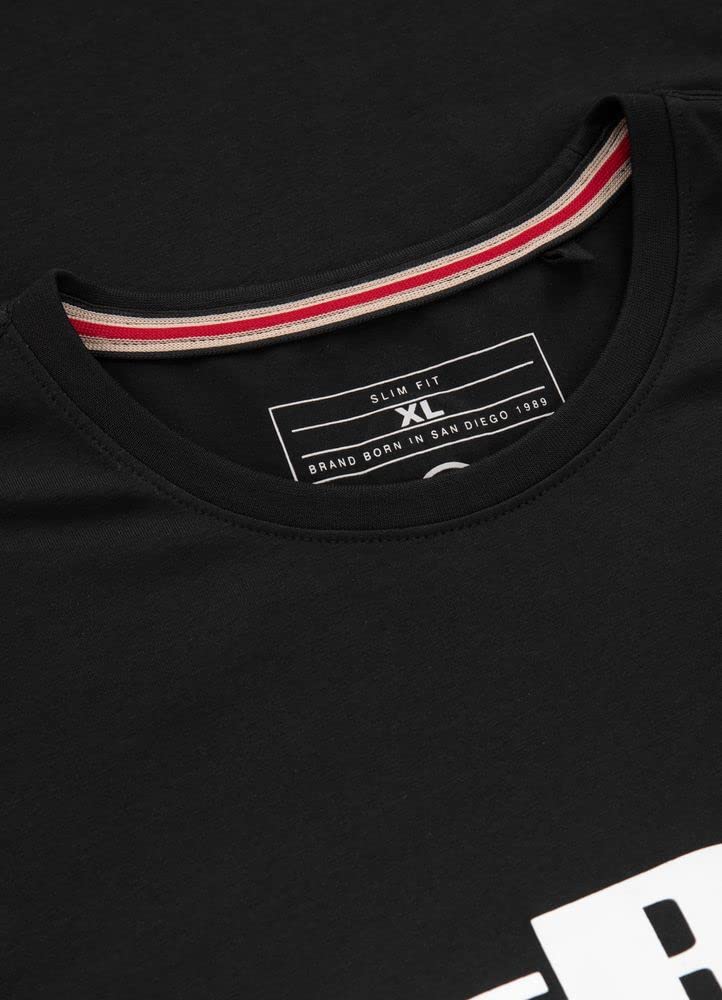 Pitbull Classic Boxing maglietta uomo nera in cotone
